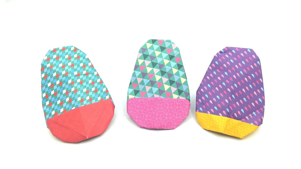 Œuf de pâques en Origami FACILE