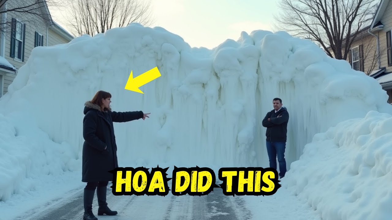HOA Dumped Snow on My Property All Winter &mdash; So I Turned It Into a Wall Blocking Their Street