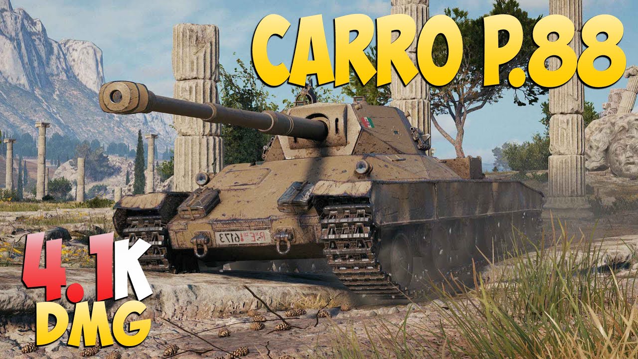 Carro P.88 - 5 Kills 4.1K DMG - Небрежный! - Мир Танков
