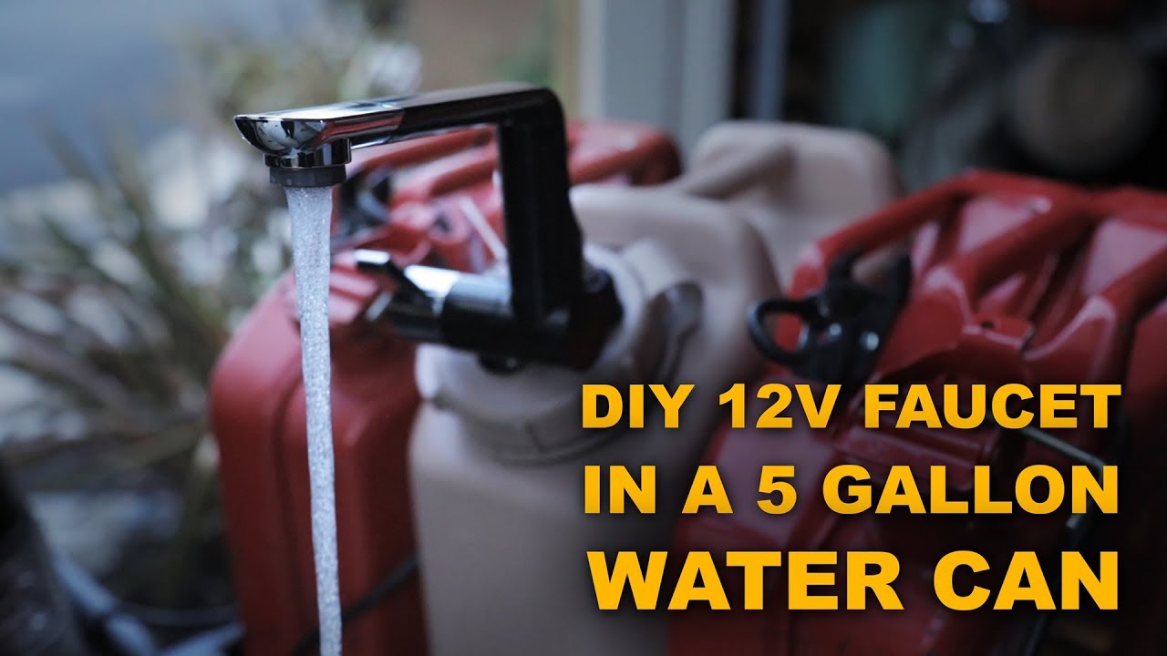 DIY Faucet in a 5 Gallon Water Can