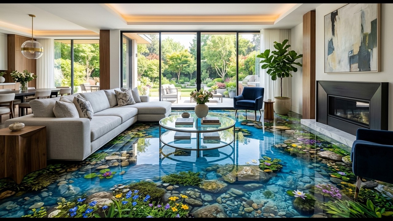 Be amazed by these 5 top-of-the-line, high-end epoxy flooring masterpieces.