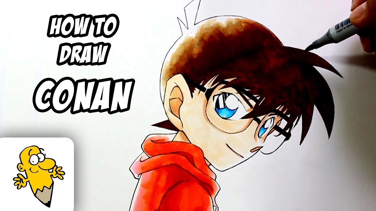 How to draw Conan Edogawa [Case Closed] Drawing Tutorial