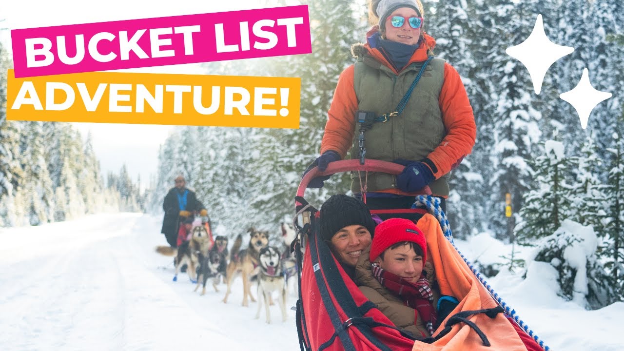 Bucket List Adventure: Unforgettable Family Dog Sledding in the Canadian Rockies! 🐕 ❄️ 🏔️