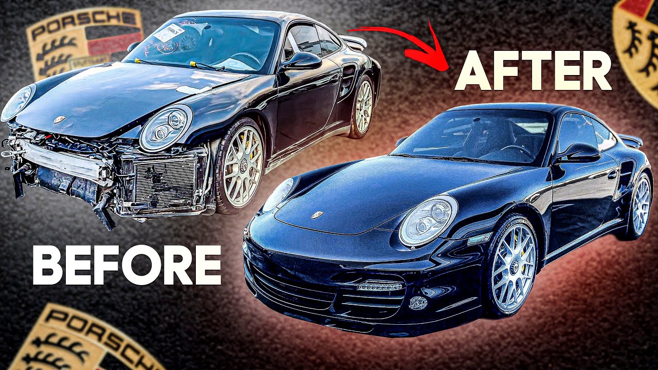 REBUILDING A CHEAP WRECKED RARE 997.2 PORSCHE TURBO S