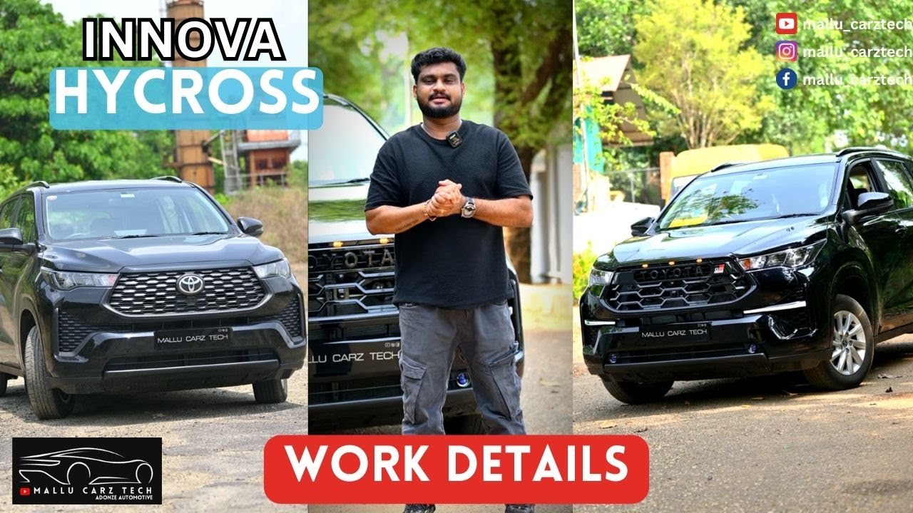 INNOVA HYCROSS SPECIAL WORK DETAILS 📌✅