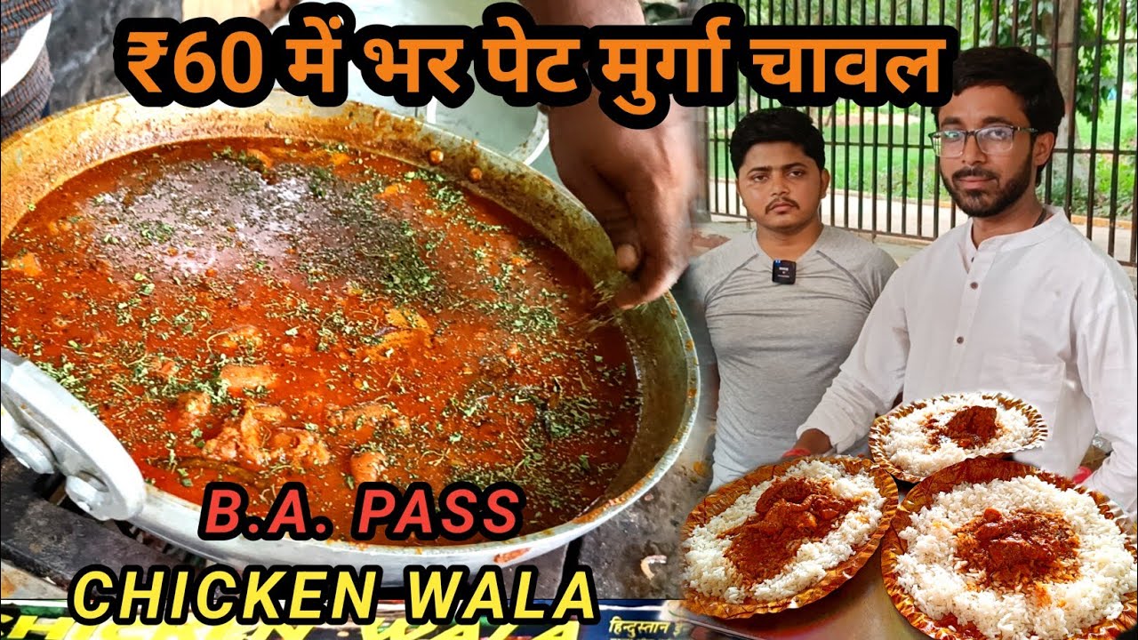 B.A. PASS चिकन वाला खिला रहे है ₹60 में भर पेट चिकन चावल । लोन लेने के बाद START किए business