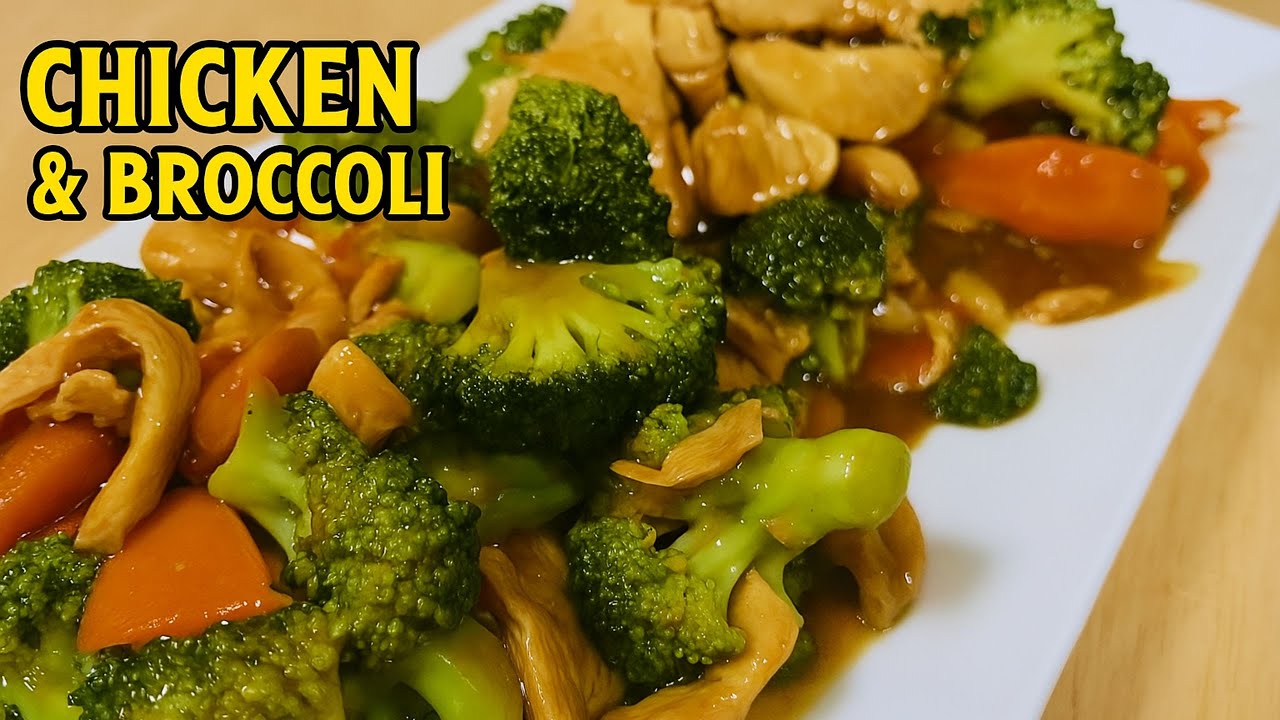 How To Make Chinese Chicken and Broccoli Recipe with Brown Sauce