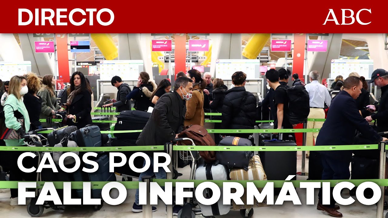 🔴 DIRECTO | Un fallo inform&aacute;tico PARALIZA AEROPUERTOS,  HOSPITALES y EMPRESAS de TODO EL MUNDO