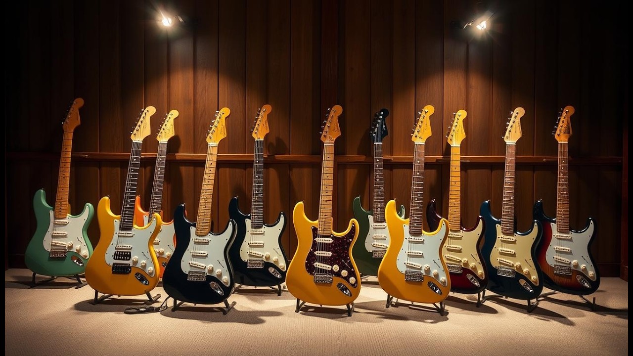 643 - Comparaison de 3 Stratocasters totalement différentes