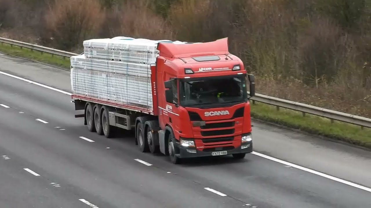 Truck Spotting On The M18 Southbound