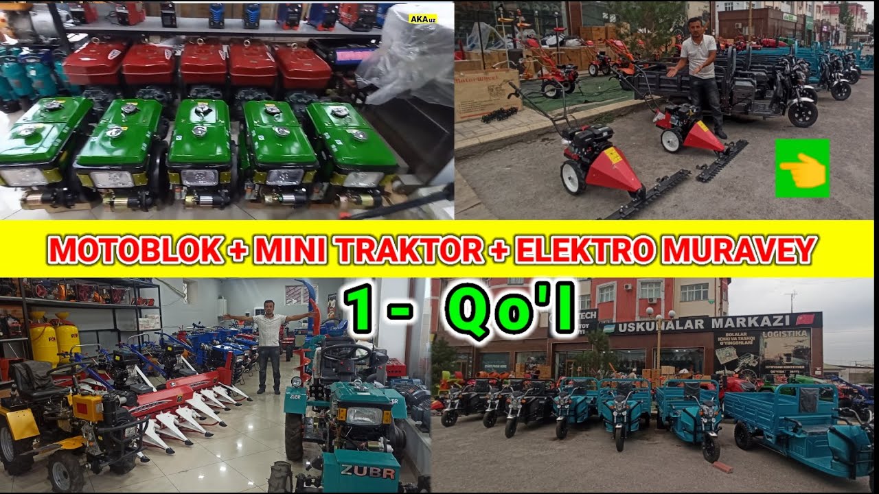 Mini traktor + Moto block + Electro muravey narxlari 2023. | Namangan |. 