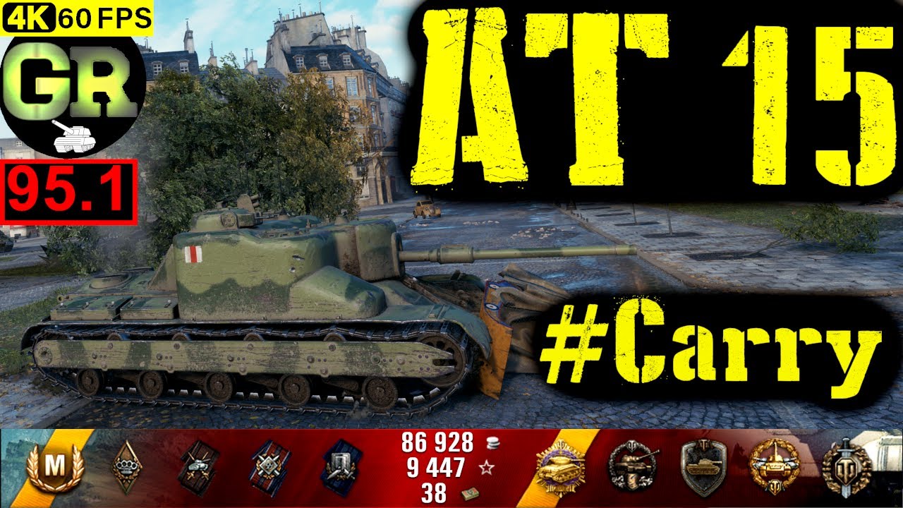 95_World of Tanks AT 15 WoT Replay - 10 Kills 6.5K DMG(Patch 1.5.0)