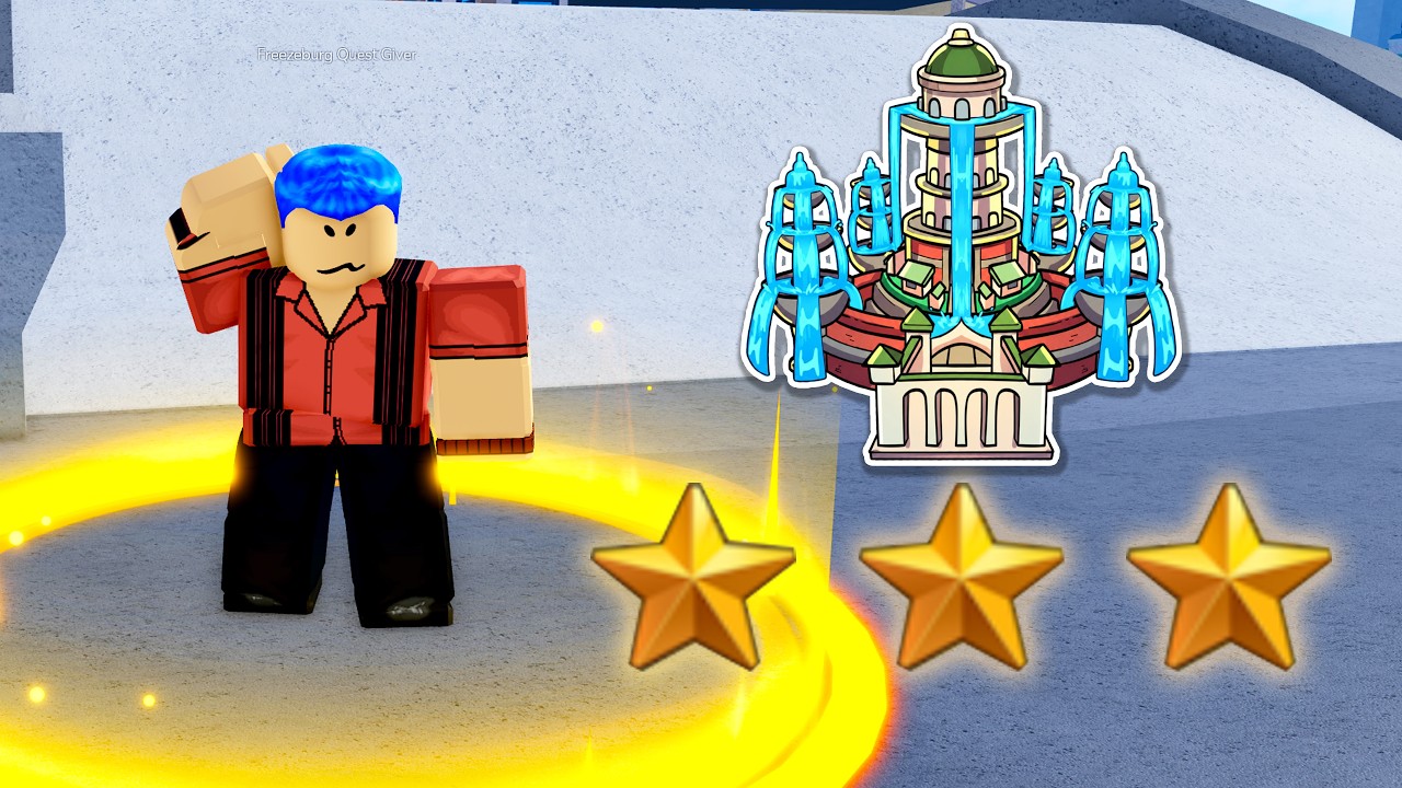 Как получить 3 ЗВЕЗДЫ в Fountain City! Blox Fruits