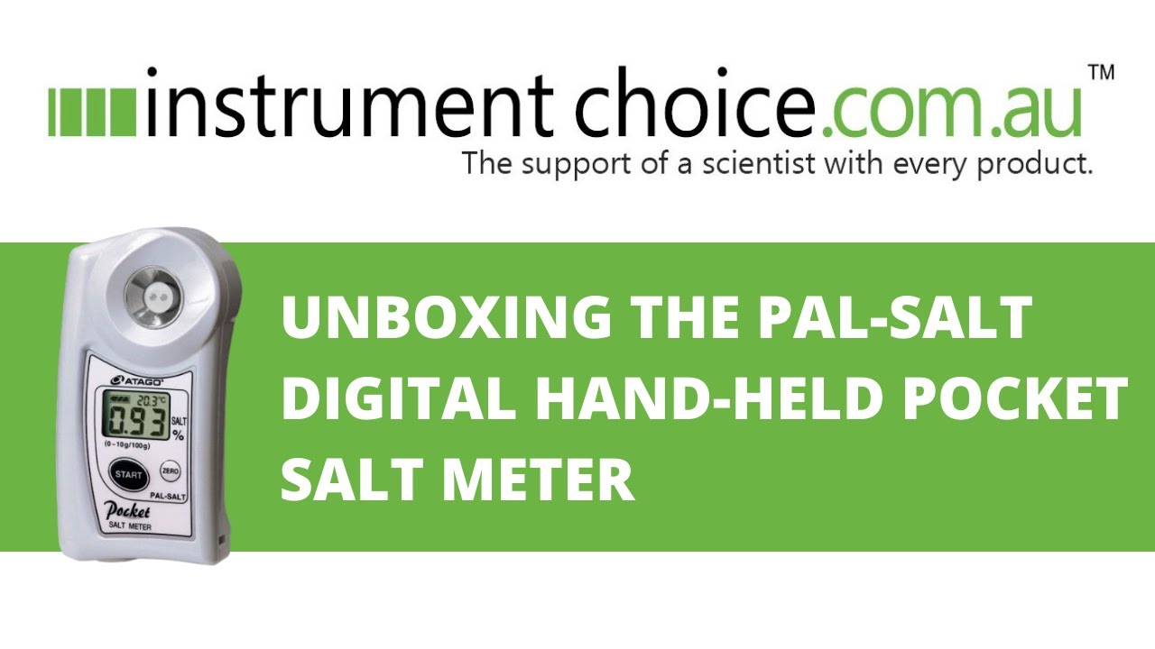 Unboxing the PAL-SALT Digital Hand-held Pocket Salt Meter