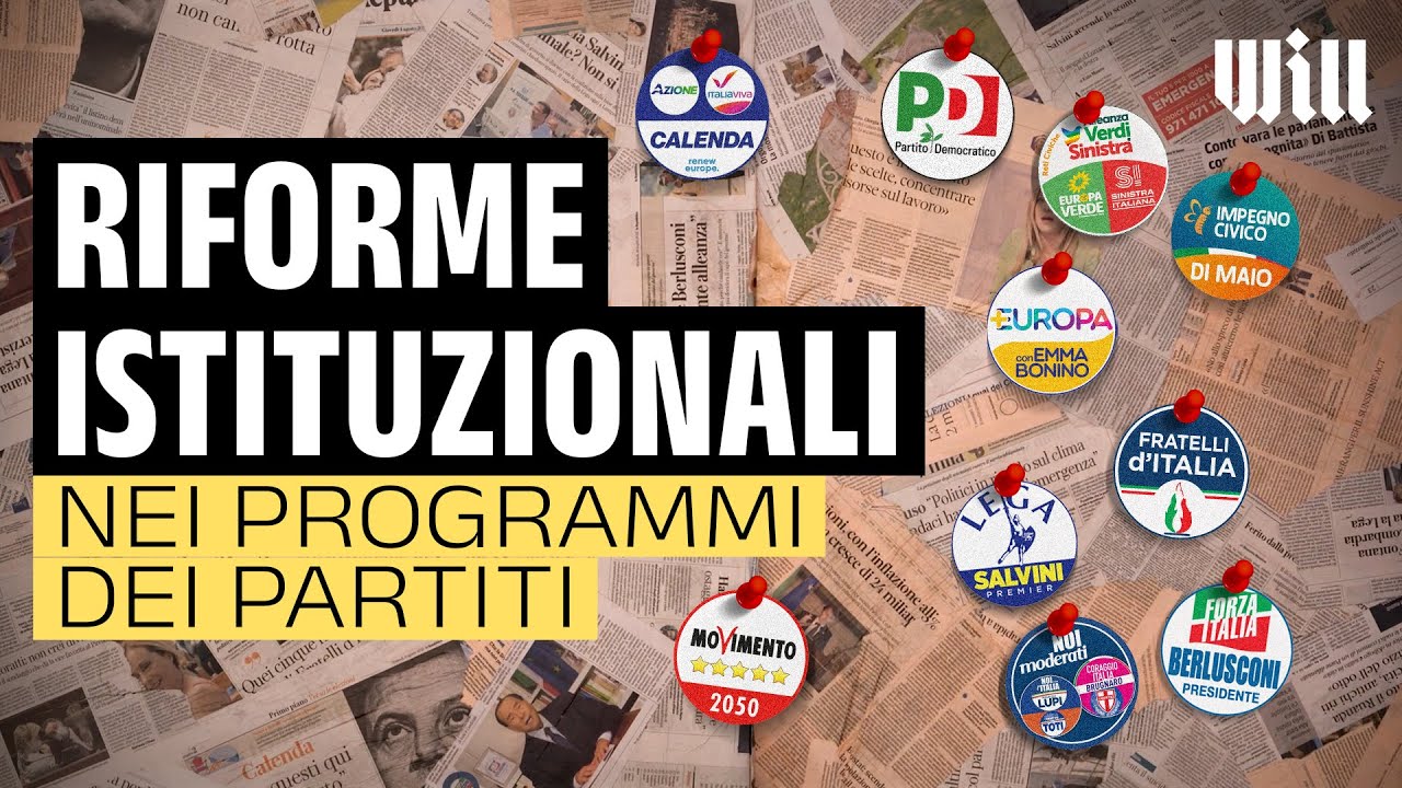 Cosa dicono i programmi dei partiti per elezioni 2022 sulle RIFORME ISTITUZIONALI?