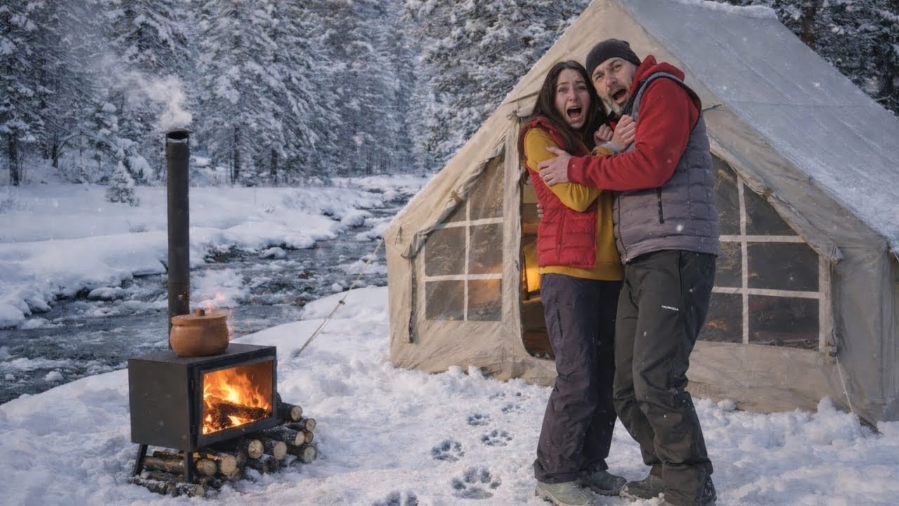 Ormanda Zorlu Kar Kampı 