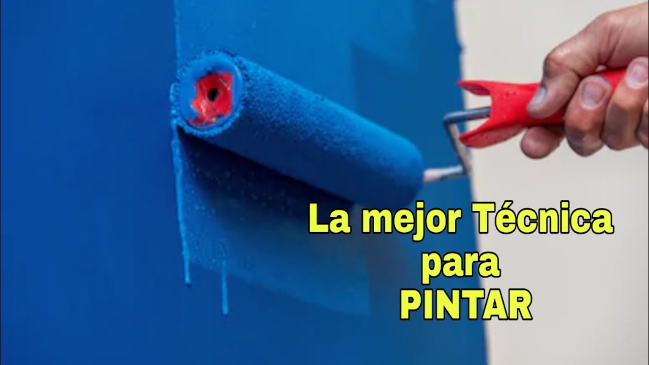 Como PINTAR PAREDES con RODILLO | RÁPIDO Y FÁCIL
