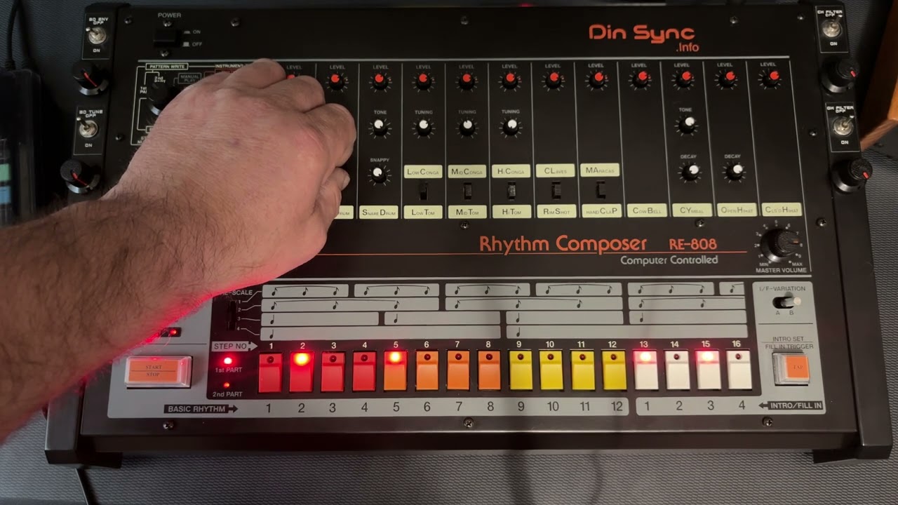 Modded RE808 s/n 808-25-002 sound check 02/25/26