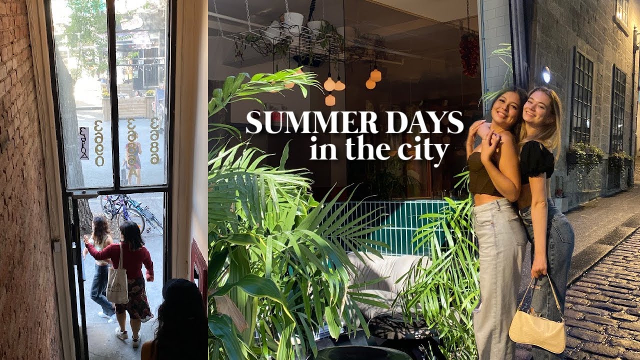 last days of summer in mtl | thrifting, fun nights out and friends