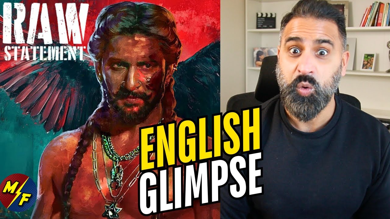 The Paradise Glimpse: RAW STATEMENT - English Reaction | Nani | Srikanth Odela | Anirudh