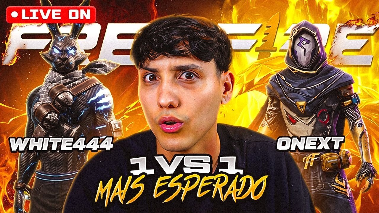 WHITE444 VS ONEXTT  !!  TREINANDO PRA VINGAR OS BR ?    🔥FREE FIRE AO VIVO 👻 ONEXT 👻
