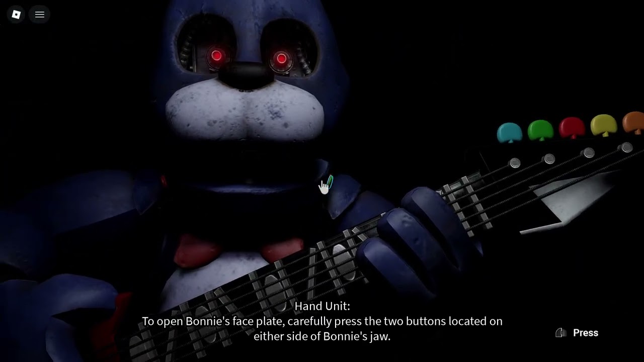 Fnaf help wanted on roblox: Bonnie parts and service