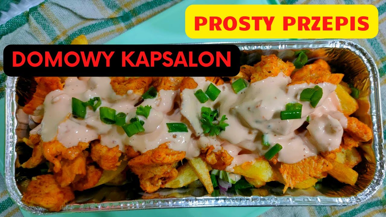 Domowy kapsalon Kapsalon przepis z frytkami Kapsalon krok po kroku Przepis na domowy kapsalon