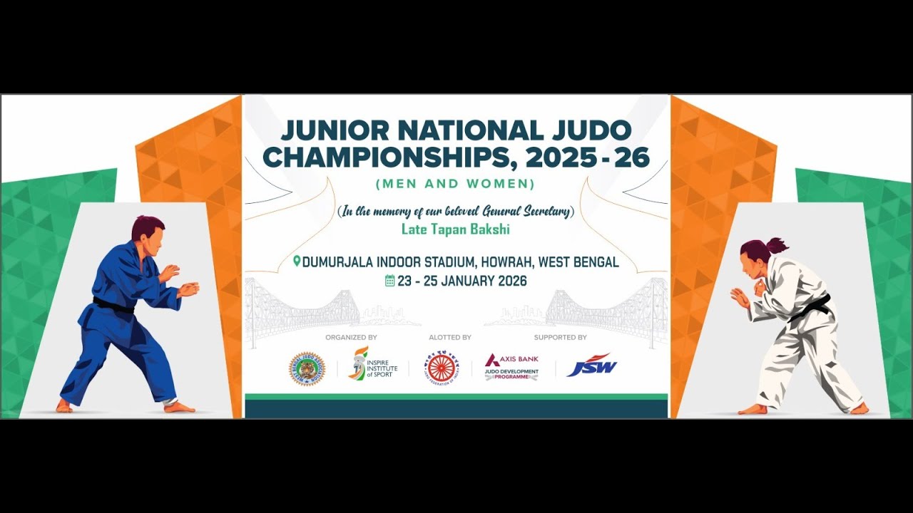 II MAT - 02 : Day 01 II JUNIOR NATIONAL JUDO CHAMPIONSHIPS, 2025-26(MEN AND WOMEN)