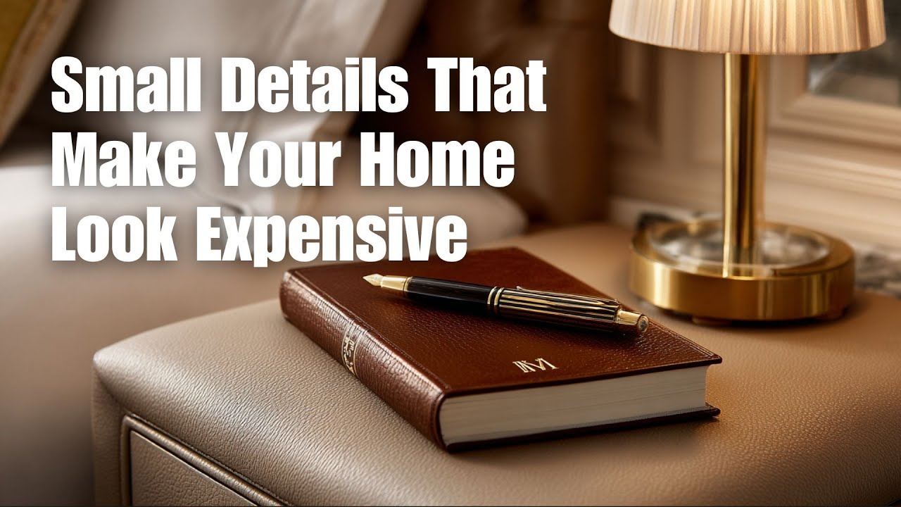 Small Details That Make Your Home Look Expensive: Tips to Instantly Elevate Your Space