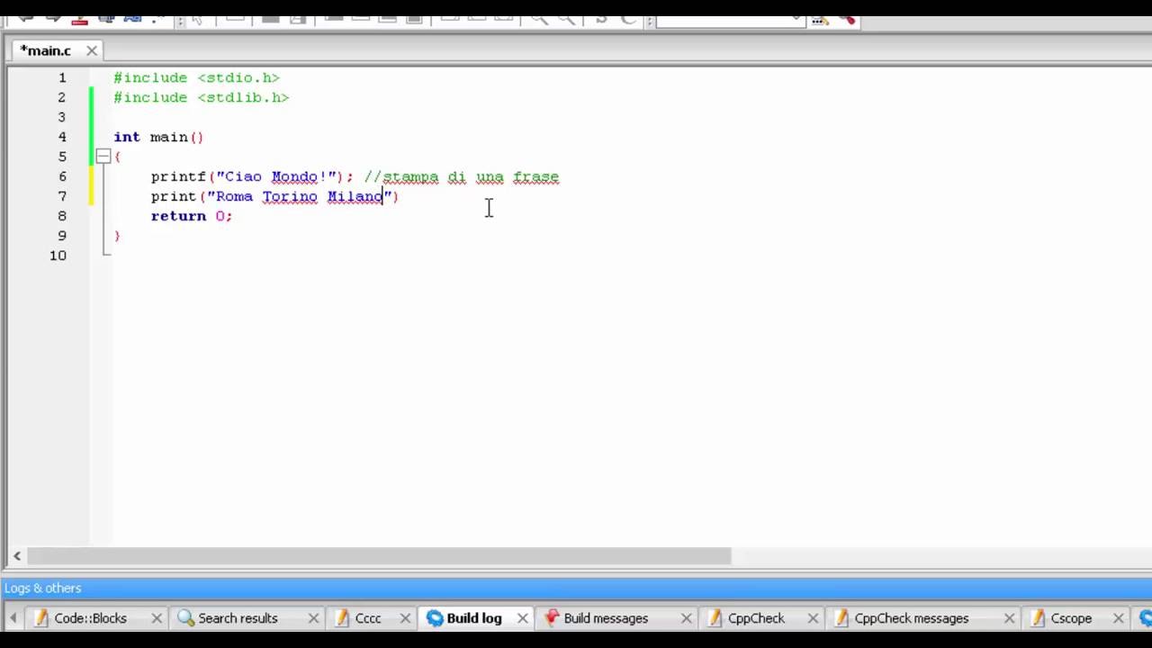 Linguaggio C - Printf