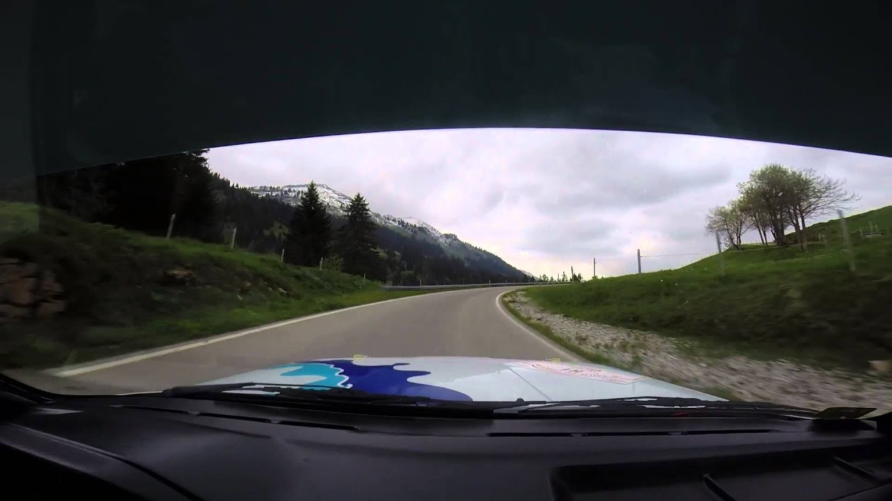 Rallye du Chablais 2015 ES4 Tour d'Ai BMW M3 gr.A inboard