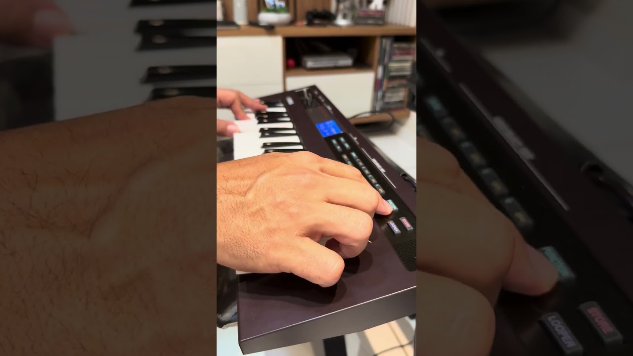 Testando timbres REFACE DX - dx7 - yamaha - boutique - 