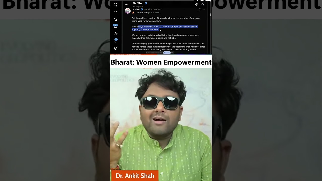 Was &ldquo;Job = Empowerment&rdquo; a Dollar-Printing Narrative? | Dr. Ankit Shah