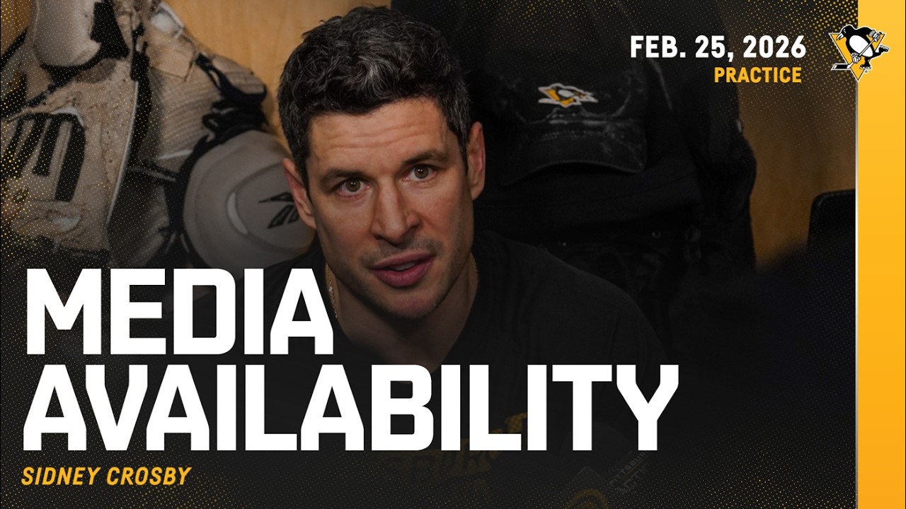 Sidney Crosby Media Availability (2.25.26) | Pittsburgh Penguins