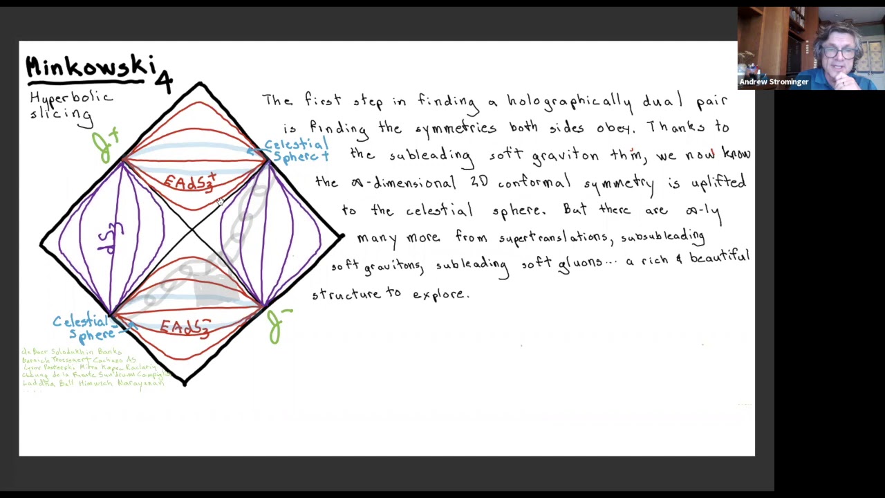 Progress on Celestial Holography - Andrew Strominger