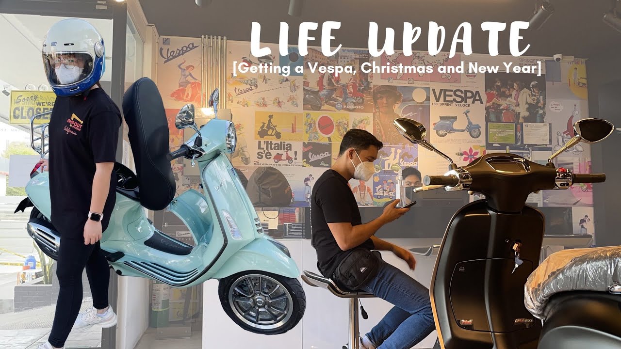 LIFE UPDATE! GETTING A VESPA, CHRISTMAS & NEW YEAR CELEBRATION | Joyce Ching