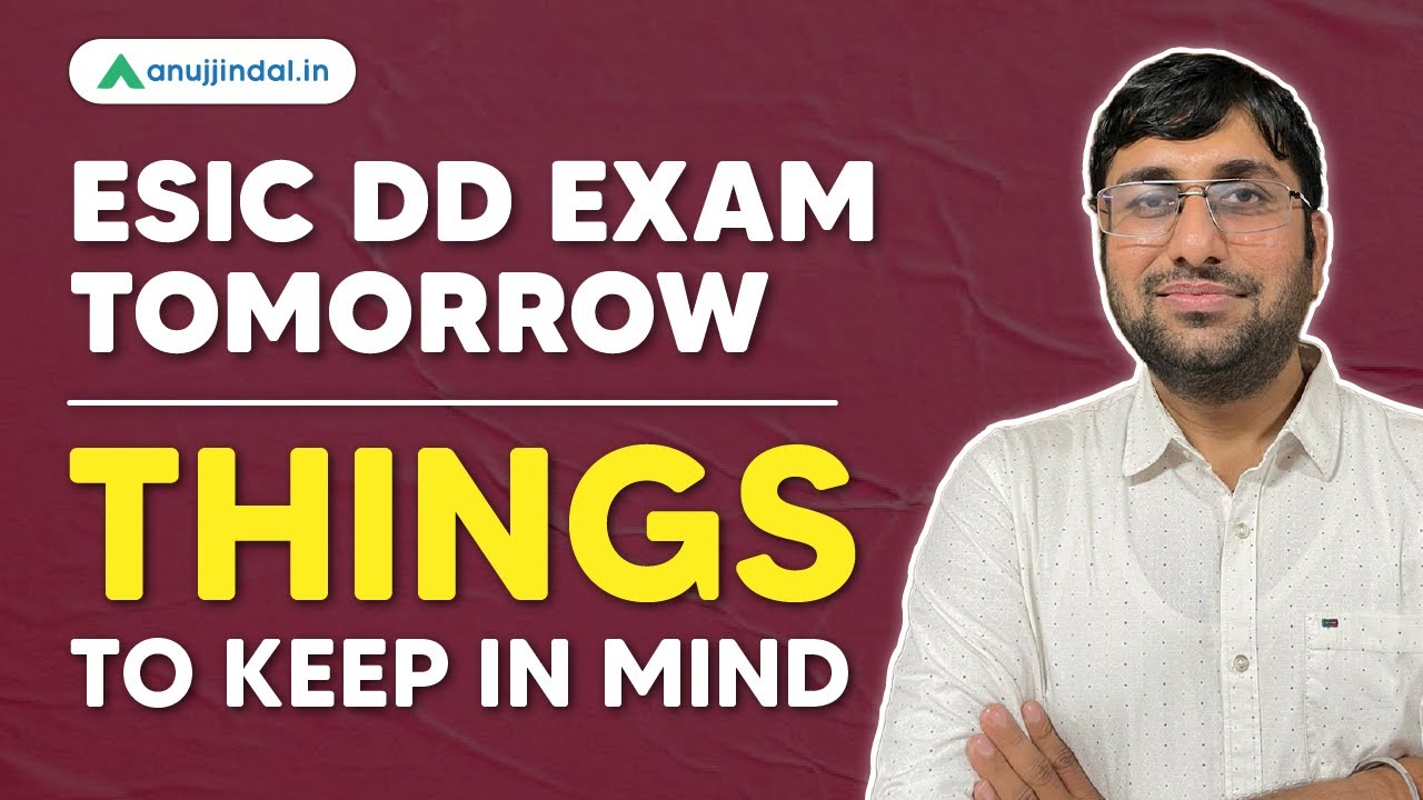 All the Best for ESIC Deputy Director Exam | ESIC DD 2022 | ESIC DD Exam