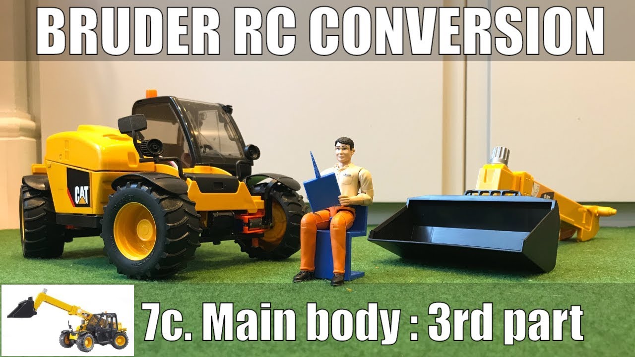 Bruder CAT telehandler pt7c: body 3rd part