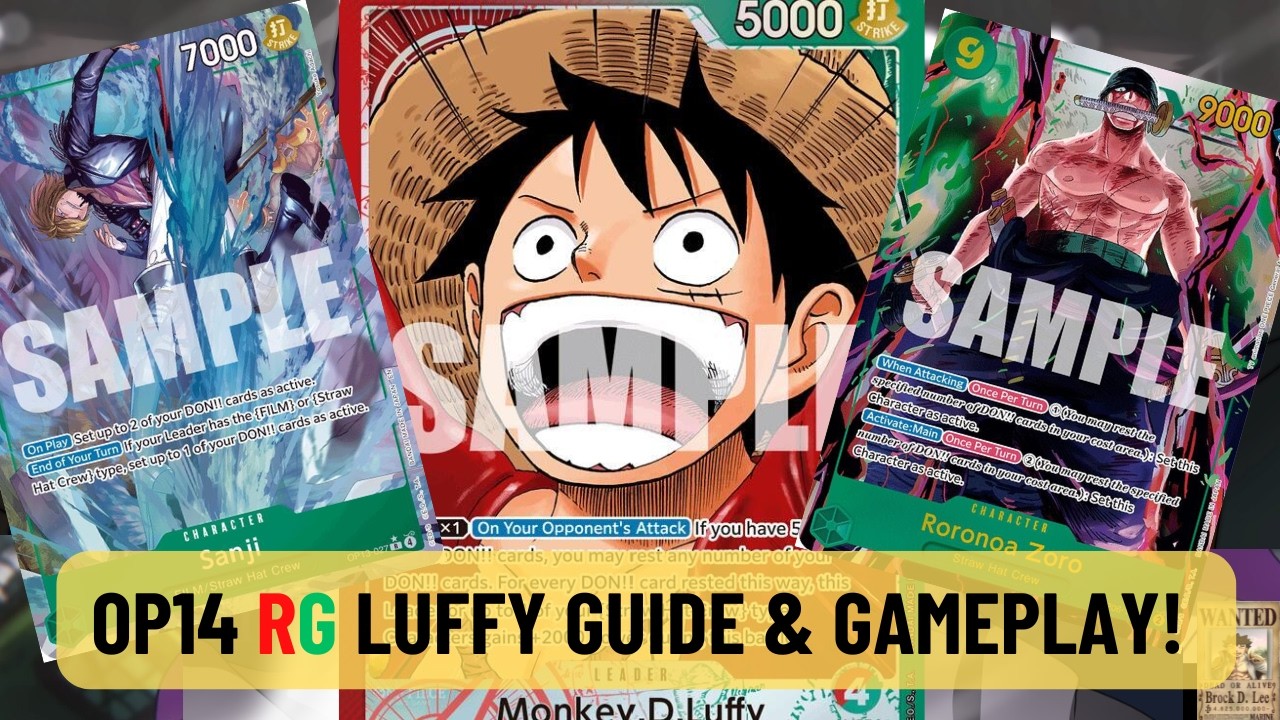 One Piece TCG: Полное руководство по OP14 RG Luffy!