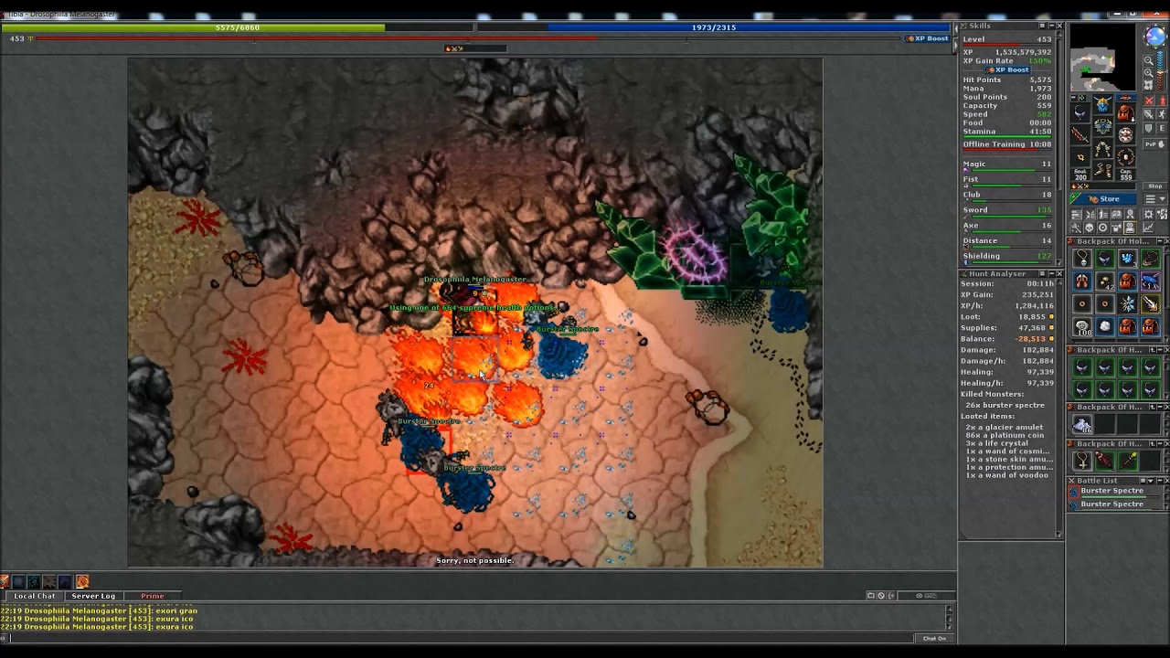 Haunted Tomb - EK Solo Tibia Hunt #72