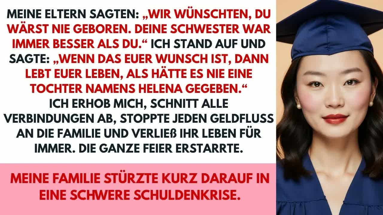 Meine Eltern wünschten, sie hätten mich nie geboren – also tat ich etwas, das sie sch
