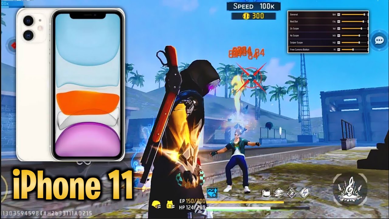 Оптимальная чувствительность 🔥 Настройки чувствительности Free Fire на iPhone 11 | Настройки хедш...