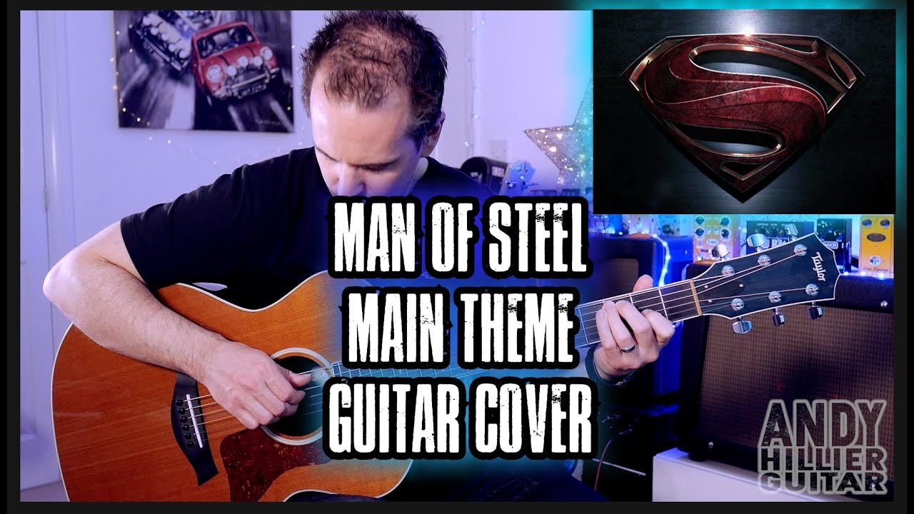 Man Of Steel Main Theme Guitar Cover (Flight by Hans Zimmer)