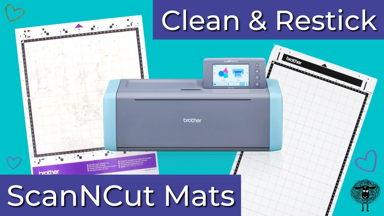 How To Clean and Restick a ScanNCut Mat
