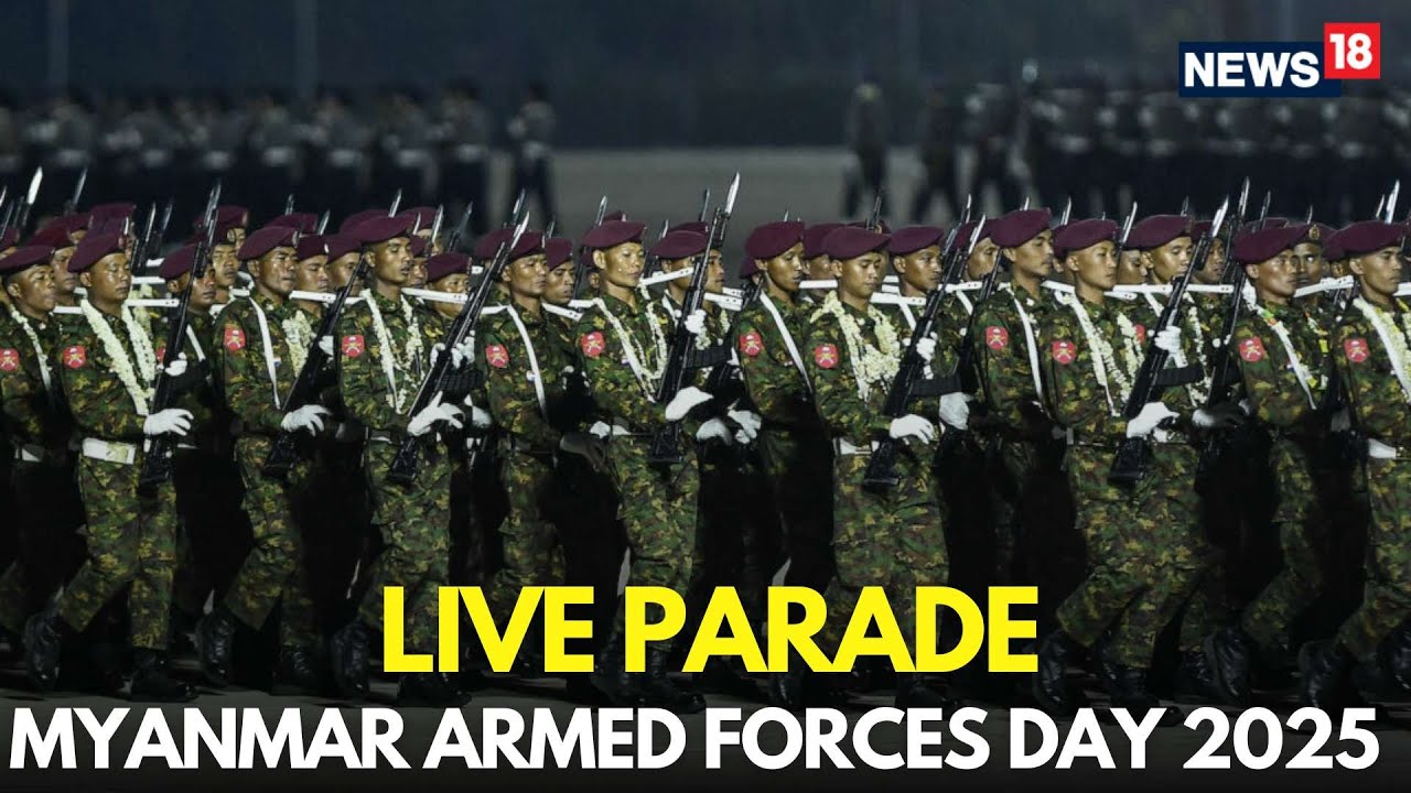 LIVE | Myanmar Army Day | Myanmar Military Parade LIVE | Celebrates 80th Armed Forces Day | N18G