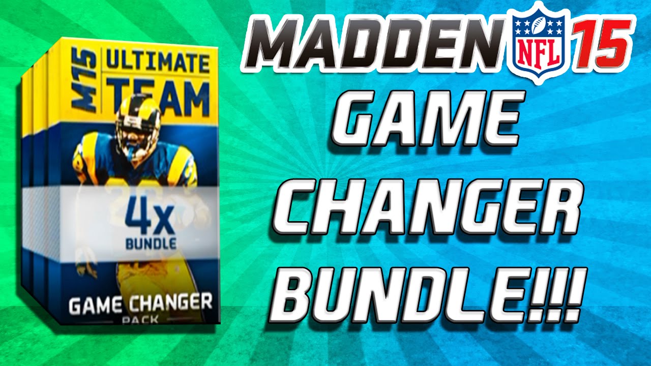 Madden 15 Ultimate Team - GAMECHANGER BUNDLE! - MUT 15