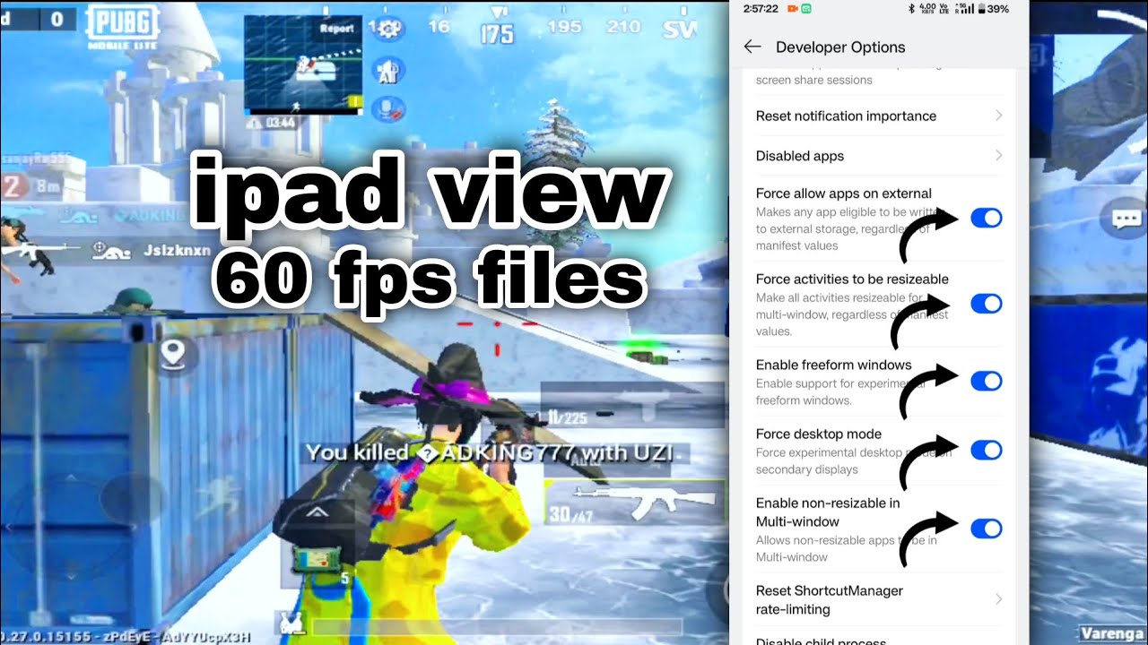 Pubg lite ipad view ❤️&zwj;🔥🥰💫 #youtubevideo #pubglite60fps #pubglite #pubgliteipadview
