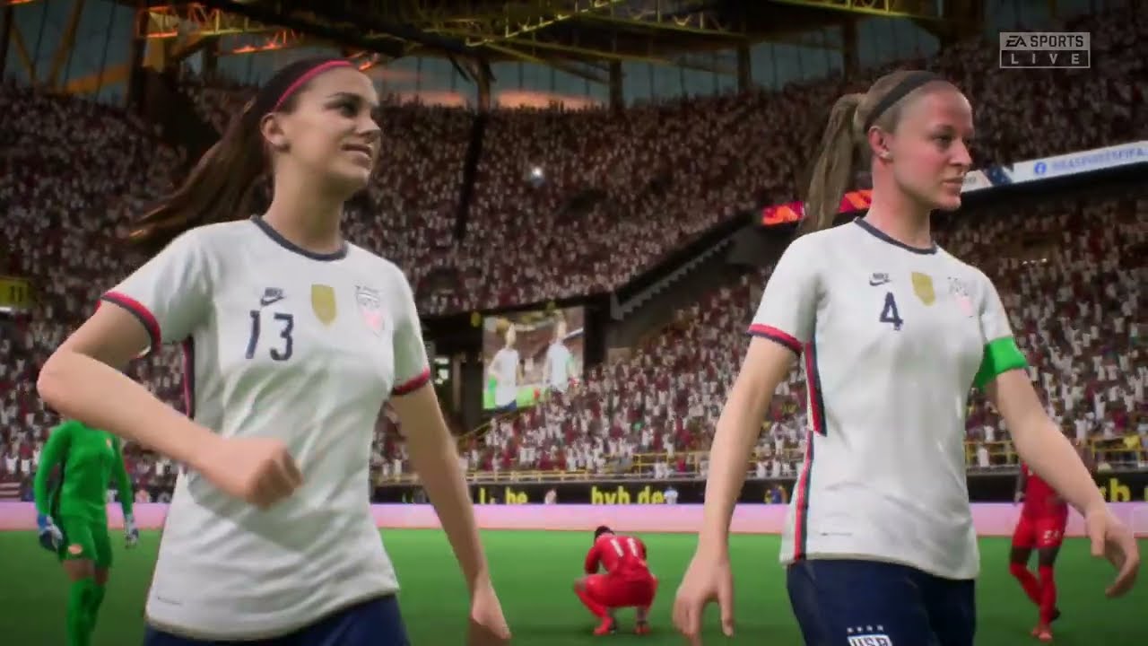 Canada Vs Uswnt Women's National Teams FIFA 23 - Gameplay #uswnt #usasoccer #worldcup2023