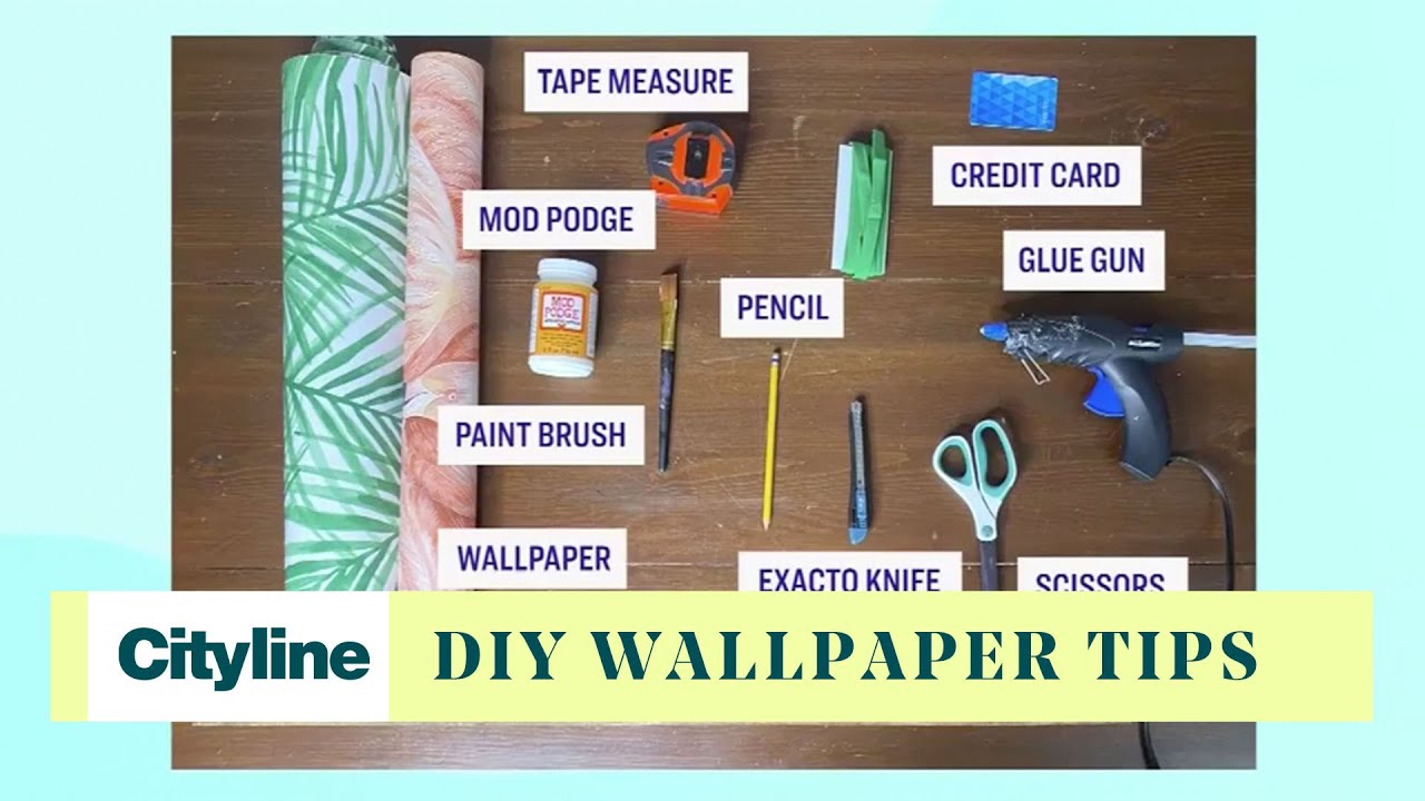 4 modern DIYs using leftover wallpaper