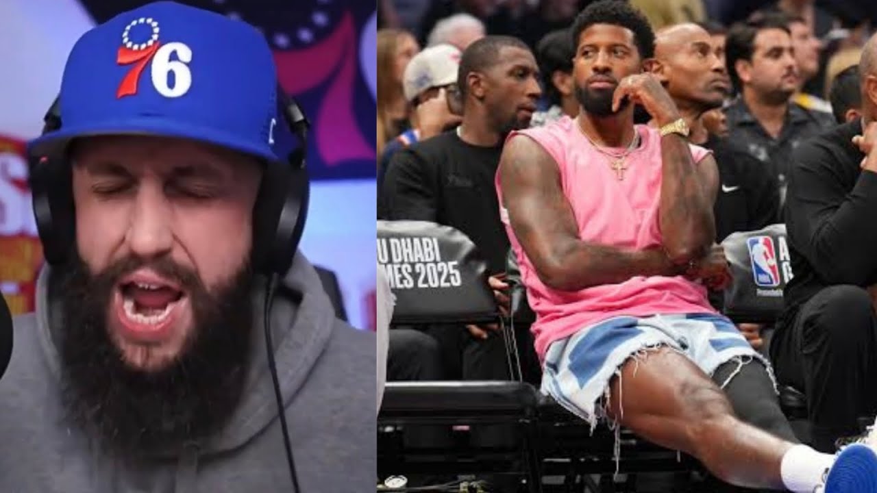 Sixers Super-Fan CRASHES OUT over Paul George being a Healthy Scratch 👀